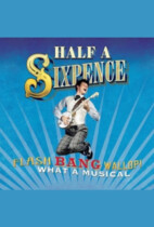 Half a Sixpence Image of Half a Sixpence poster which when clicked will redirect to Costume Workshops gallery of costumes for Half a Sixpence